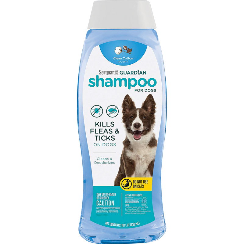 16 Oz. Sergeants Clean Cotton Scented Shampoo for Dogs - Gebo's