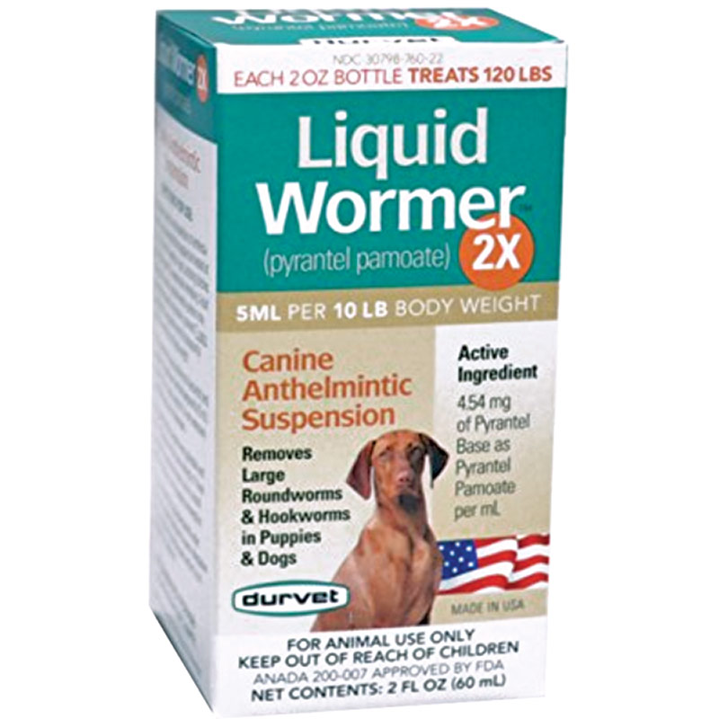 8 Oz. Durvet Liquid Wormer 2X Strength - Gebo's