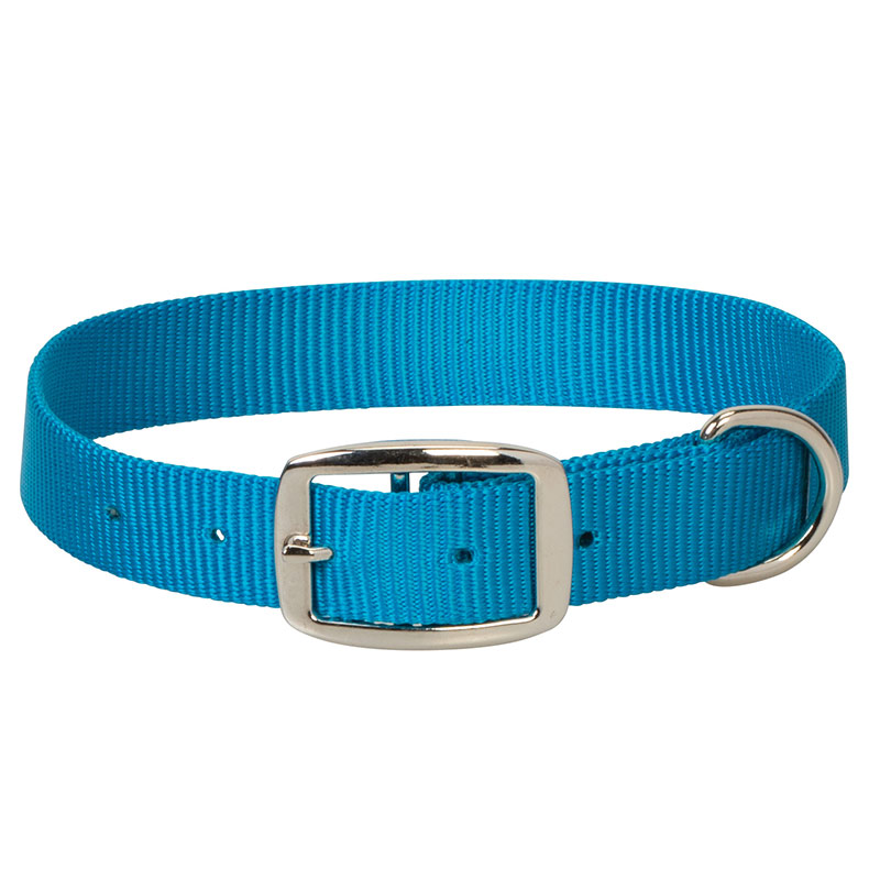 1 X 19 Prism Choice Nylon Blue Dog Collar - Gebo's