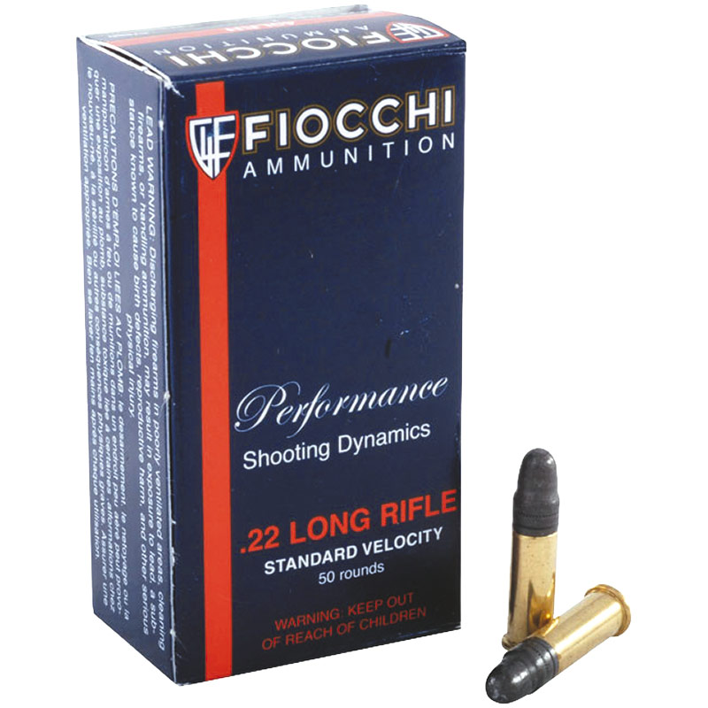 Fiocchi 50 Rounds 22 LR Shooting Dynamics Ammo - Gebo's