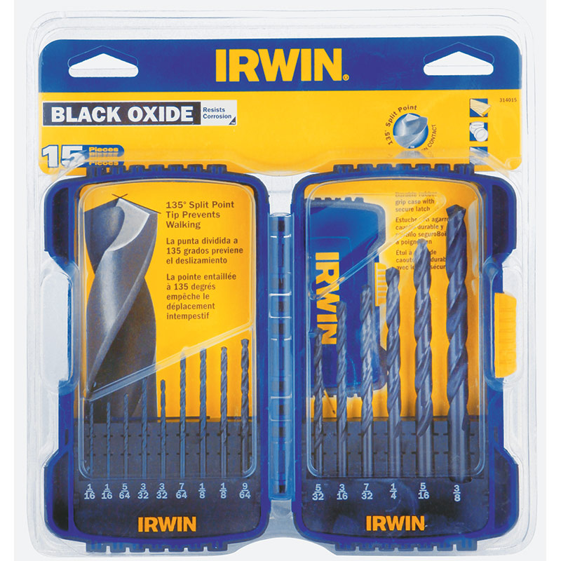 15 Pc. Irwin Split Point Drill Set - Gebo's