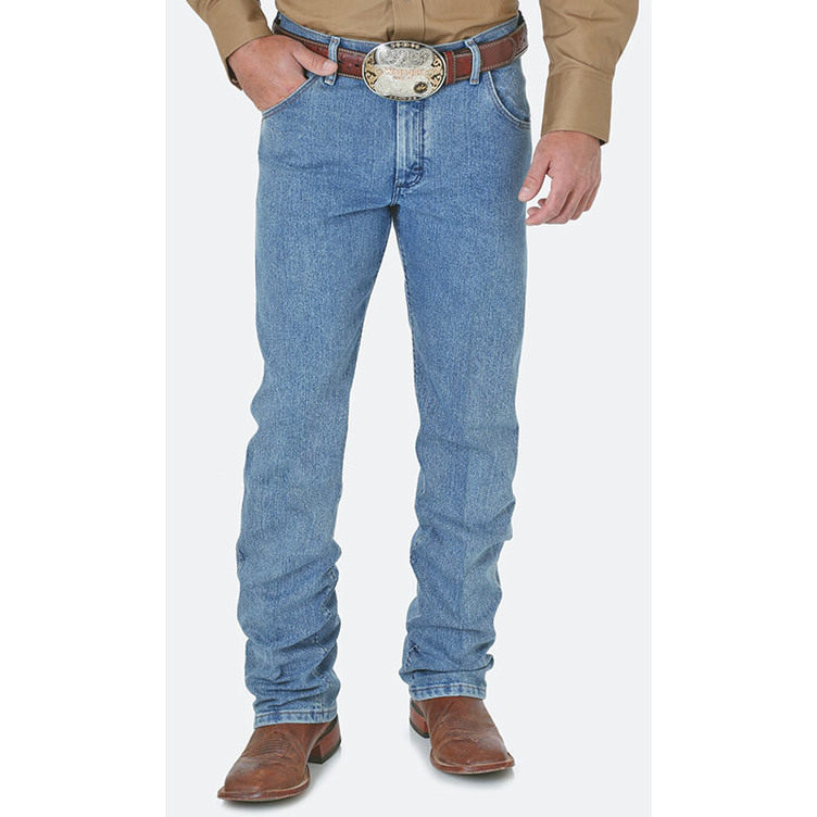 Men's Wrangler Advanced Comfort Denim Stone Bleach Jeans - Gebo's