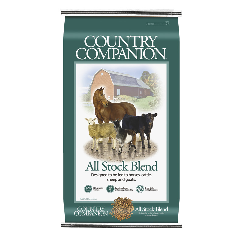 50 Lb. Country Companion 12% All Stock Blend Feed - Gebo's