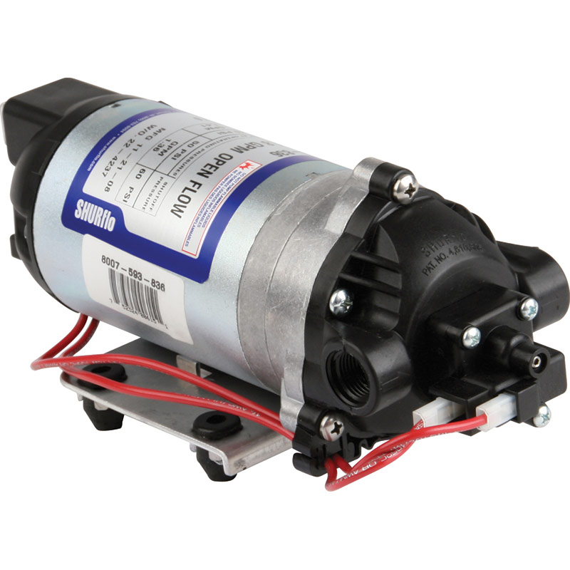 12V Hypro SHURflo On-Demand Diaphragm Pump - Gebo's