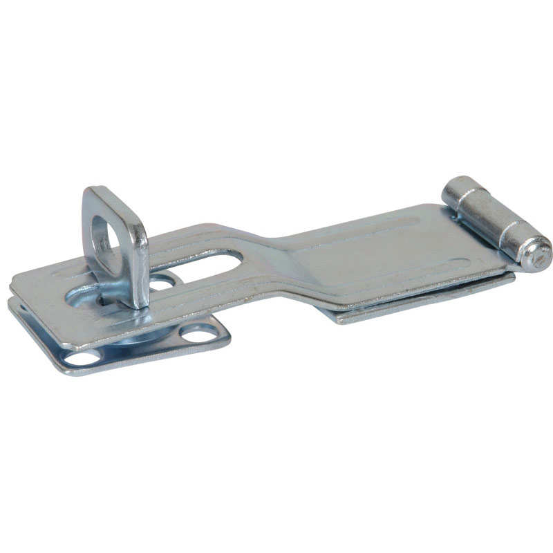 4.5 Zinc Plated Swivel Staples Safety Hasps - Gebo's