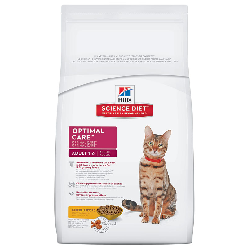 hills optimal care cat food