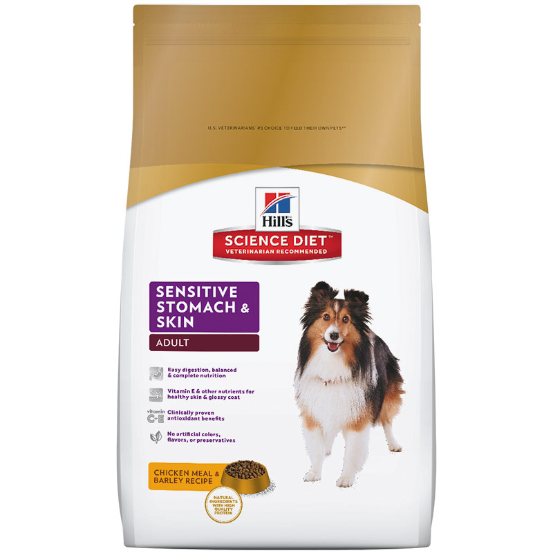 15.5 Lb. Hill's Science Diet Sensitive Stomach & Skin Adult Dog Food