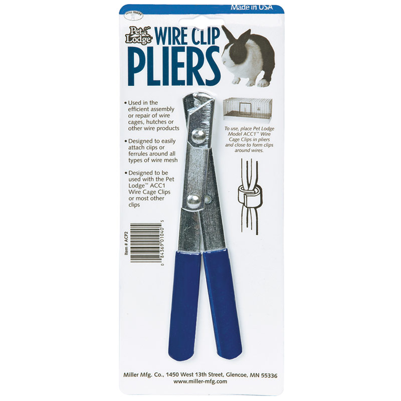 Miller Manufacturing Pet Lodge Cage Clip Pliers Gebo's