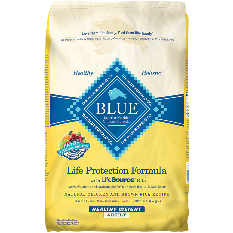 15 Lb. Blue Buffalo Life Protection Formula Adult Healthy Weight ...