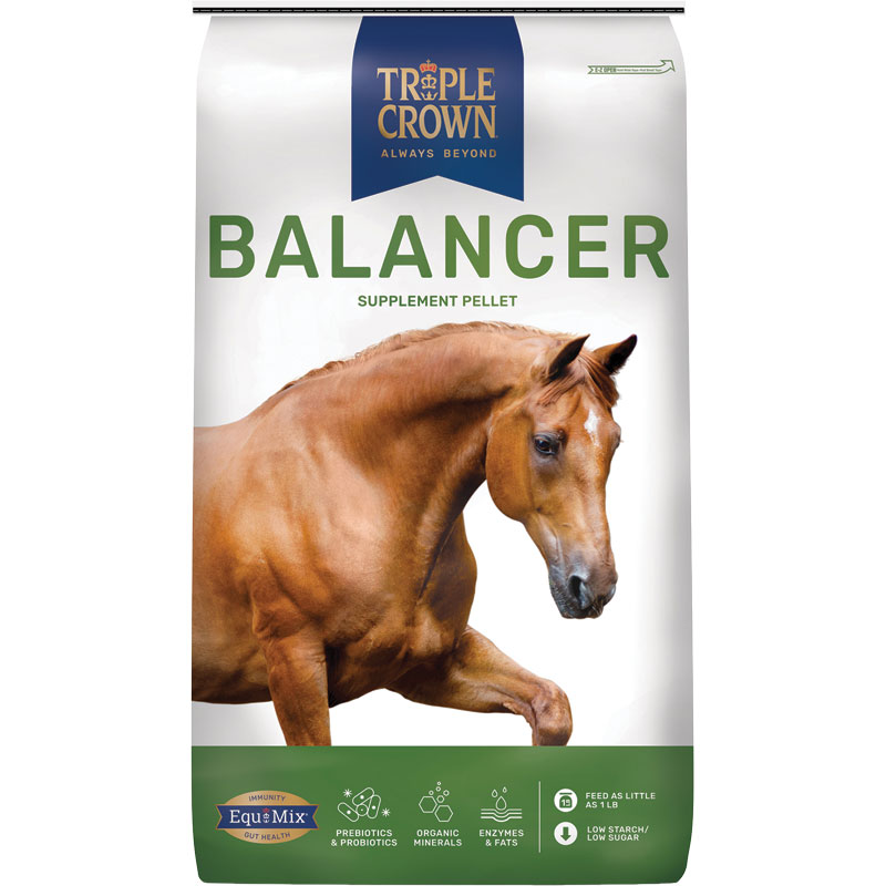 50 Lb. Triple Crown 30% Balancer Horse Feed - Gebo's