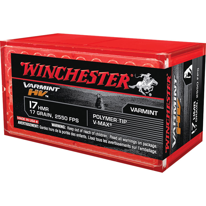 Winchester 50 Ct. 17HMR Varmint HV Ammo - Gebo's