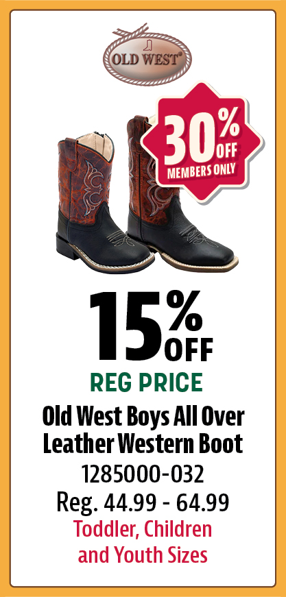 Boy's Leather Western Boot