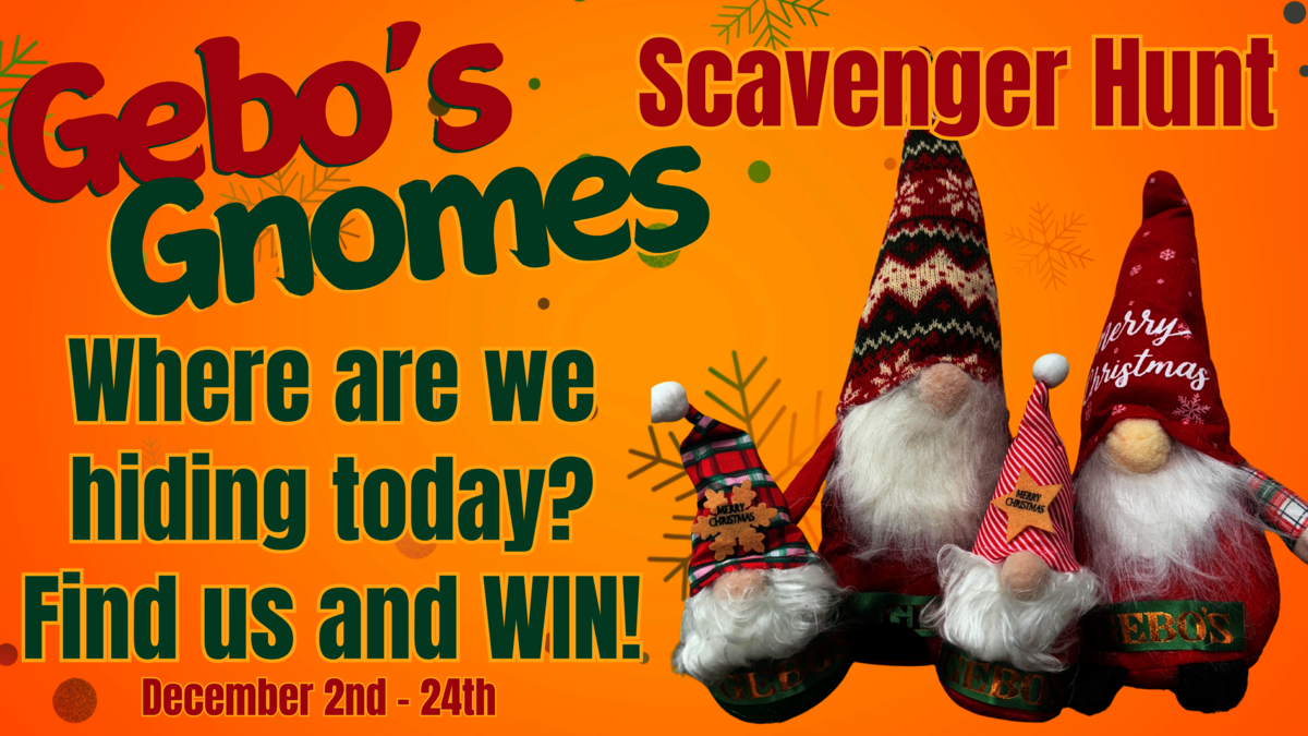 Gnomes Scavenger Hunt - Gebo's